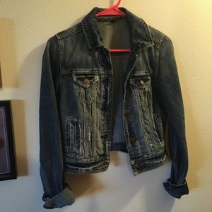 AEO denim jacket, cropped